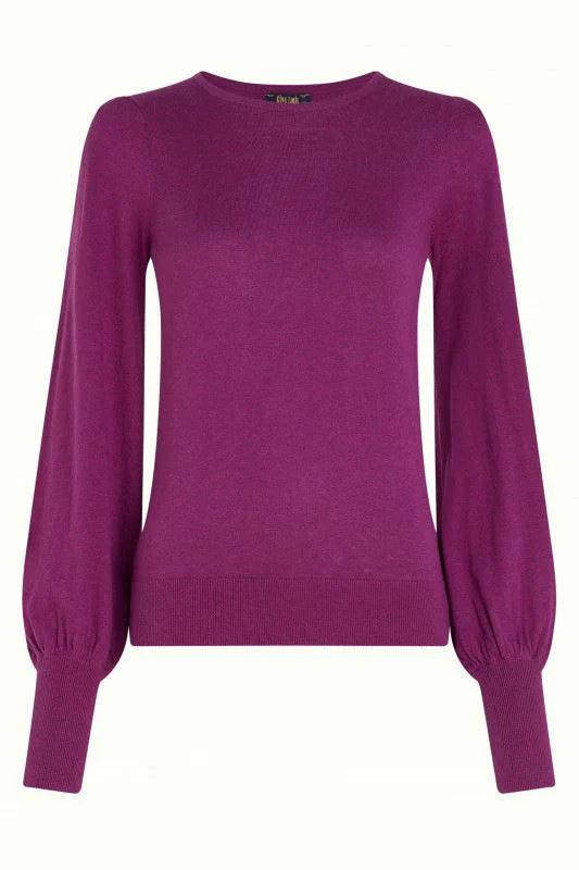 King Louie Maya Top Cocoon in Vivid Purple - the tartan fox