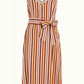 King Louie Nadya Dress in Casava Stripe - the tartan fox