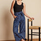 King Louie Neva Cropped Pants Daytrip in Denim Blue - the tartan fox