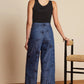 King Louie Neva Cropped Pants Daytrip in Denim Blue - the tartan fox