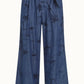 King Louie Neva Cropped Pants Daytrip in Denim Blue - the tartan fox