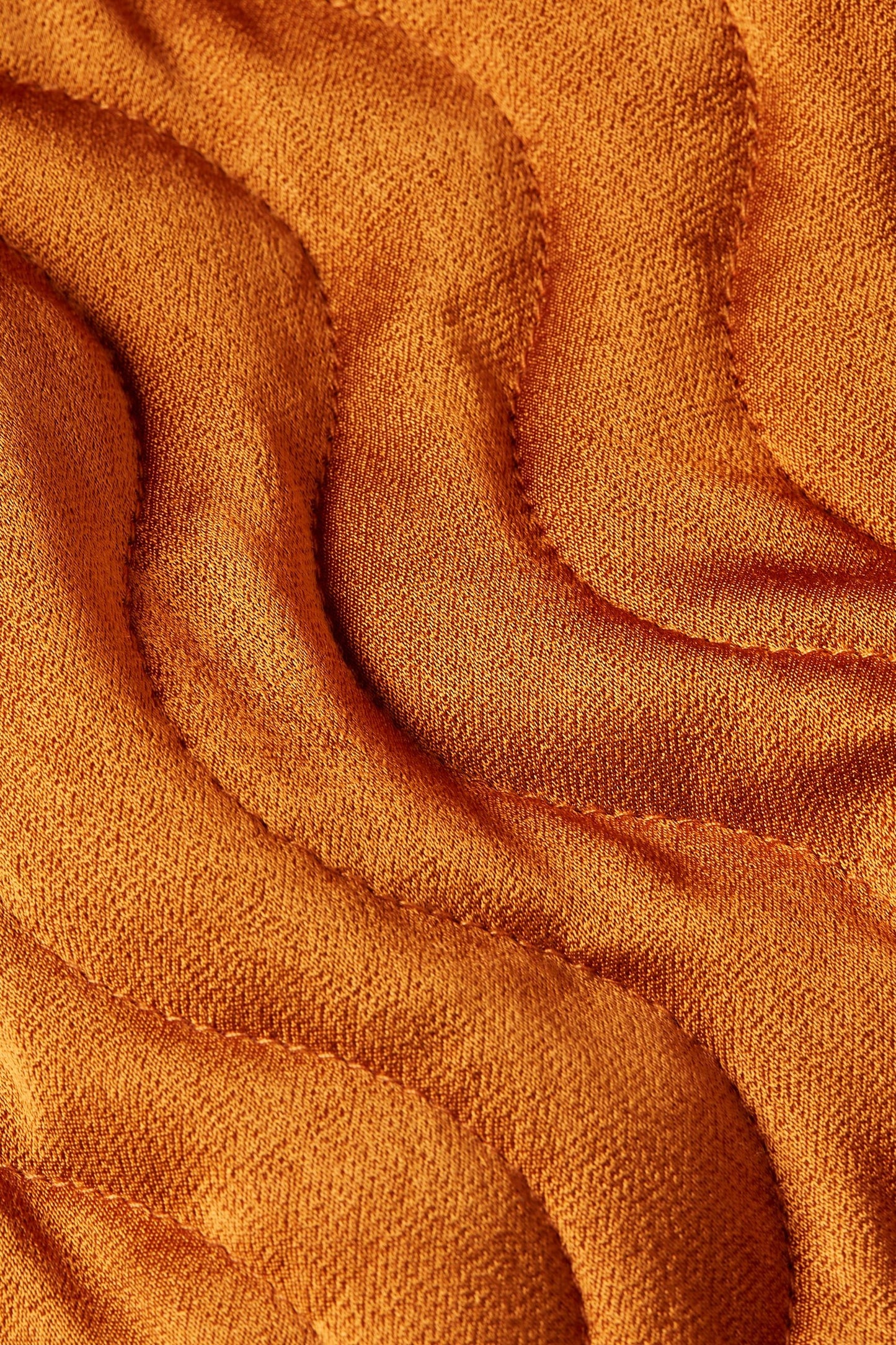 King Louie Noor Jacket Star Satin in Maple Orange - the tartan fox
