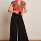 King Louie Pia Pants Broadway in Black - the tartan fox