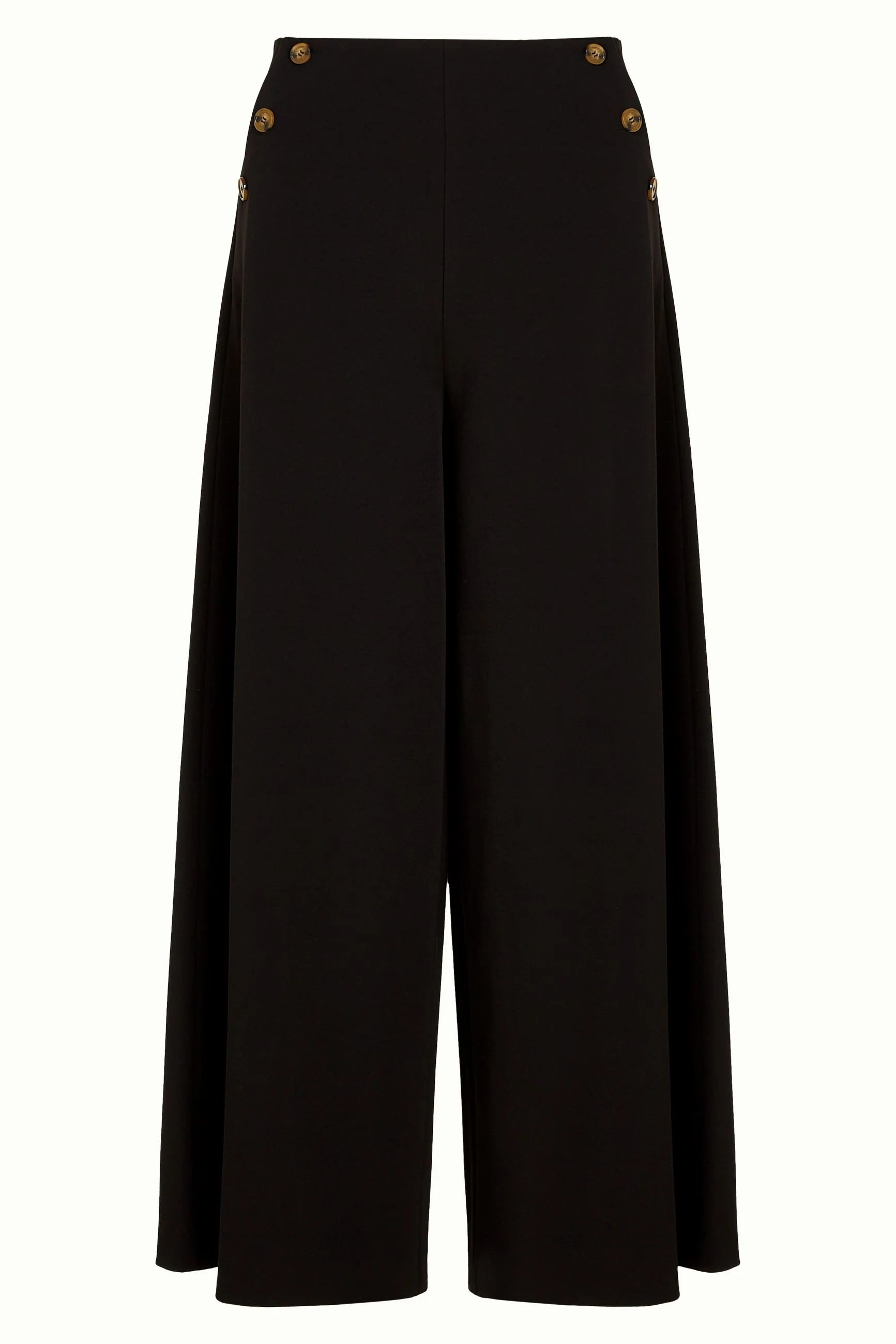 King Louie Pia Pants Broadway in Black - the tartan fox