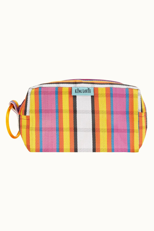 King Louie Toilet Bag Mercado in Midnight - the tartan fox