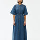 Kinney Gigi Dress Denim - the tartan fox