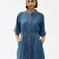 Kinney Gigi Dress Denim - the tartan fox