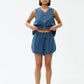 Kinney Juniper Shorts Denim - the tartan fox