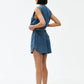 Kinney Juniper Shorts Denim - the tartan fox