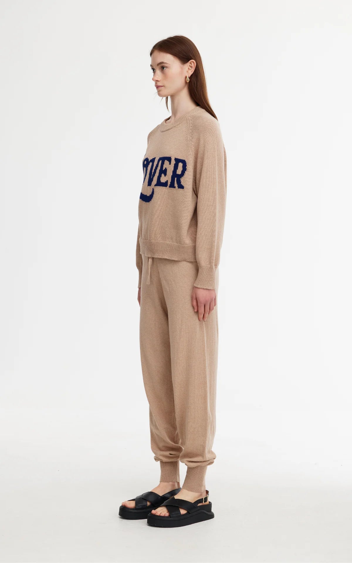 Kinney Lover Jumper in Stone - the tartan fox