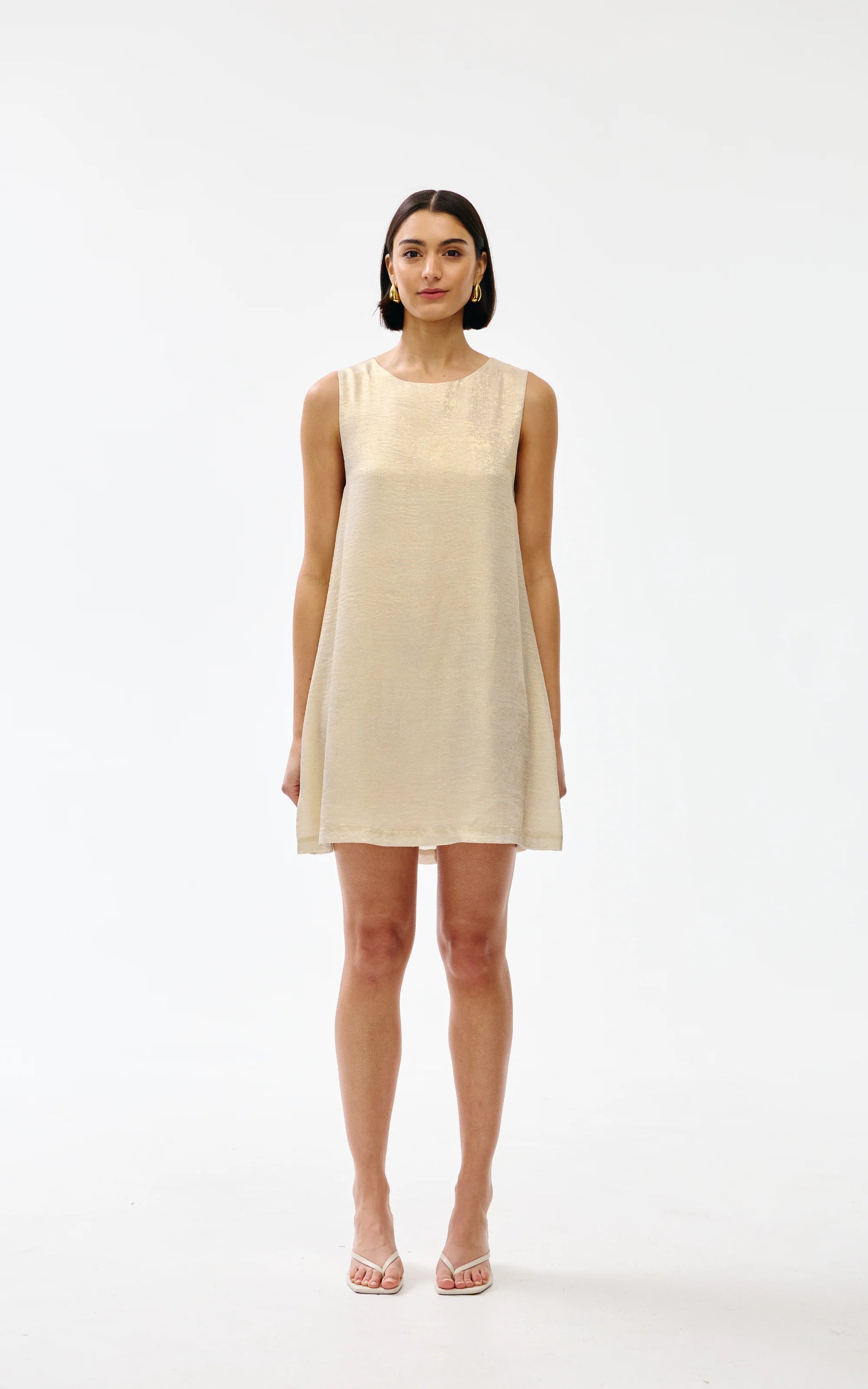 Kinney Luca Dress Gold Lustre - the tartan fox