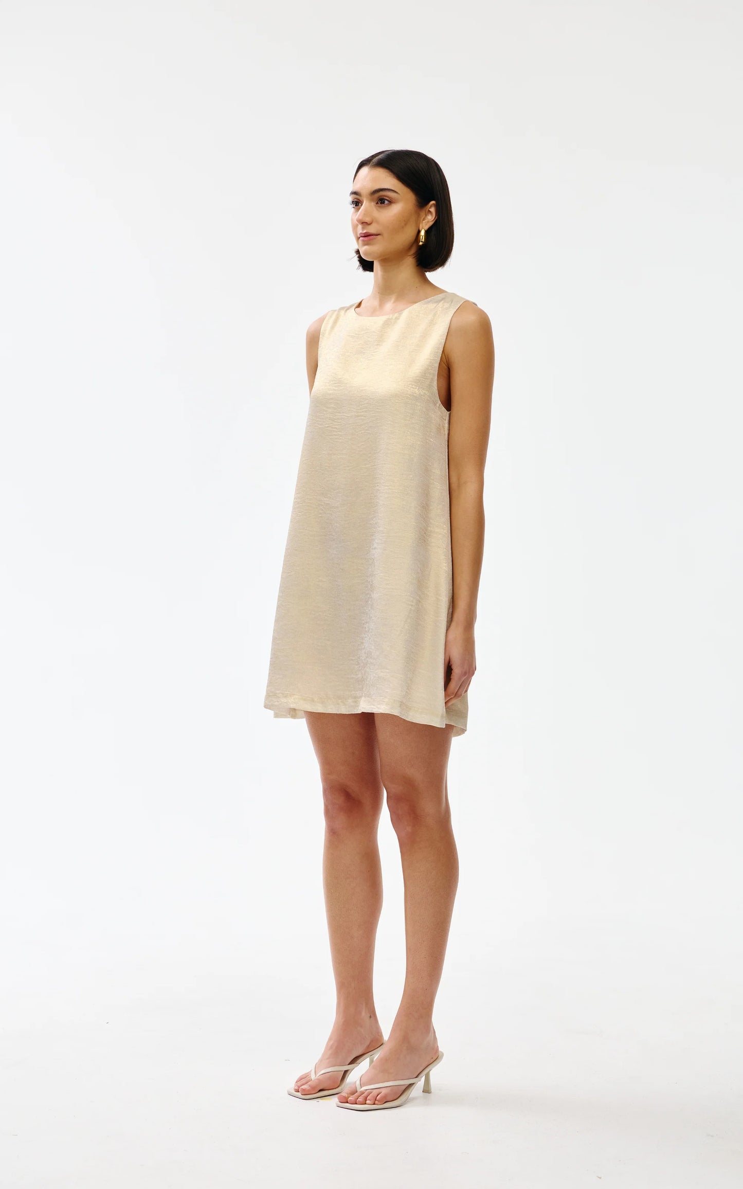 Kinney Luca Dress Gold Lustre - the tartan fox