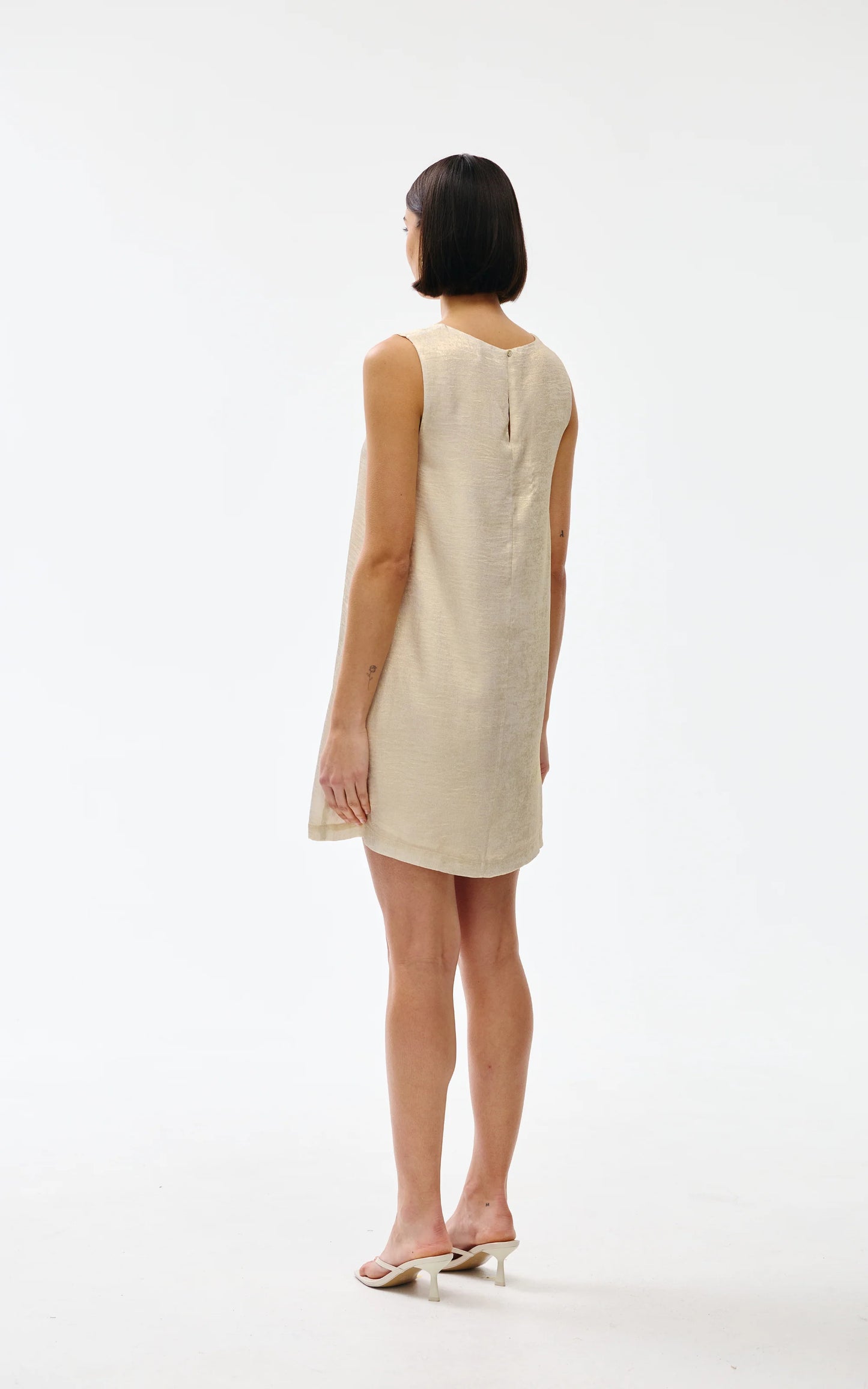 Kinney Luca Dress Gold Lustre - the tartan fox