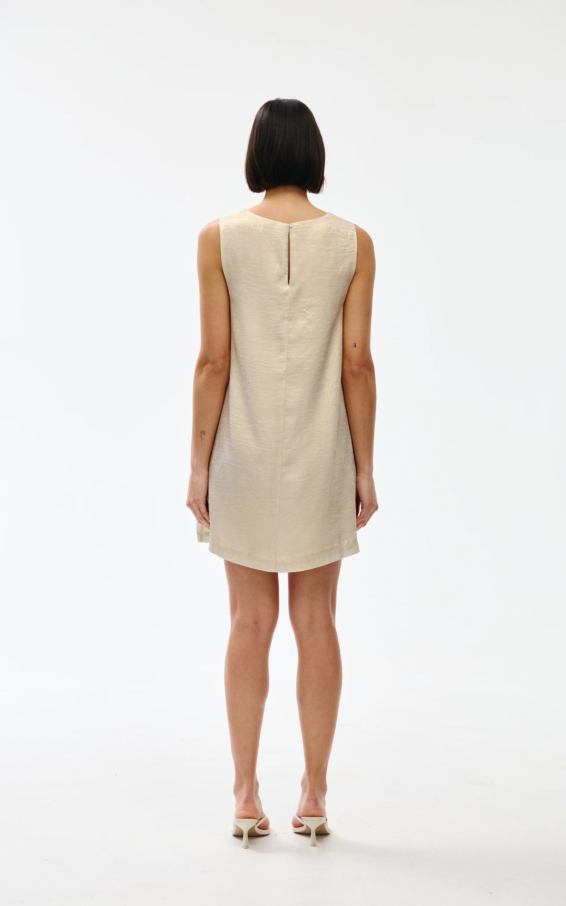 Kinney Luca Dress Gold Lustre - the tartan fox