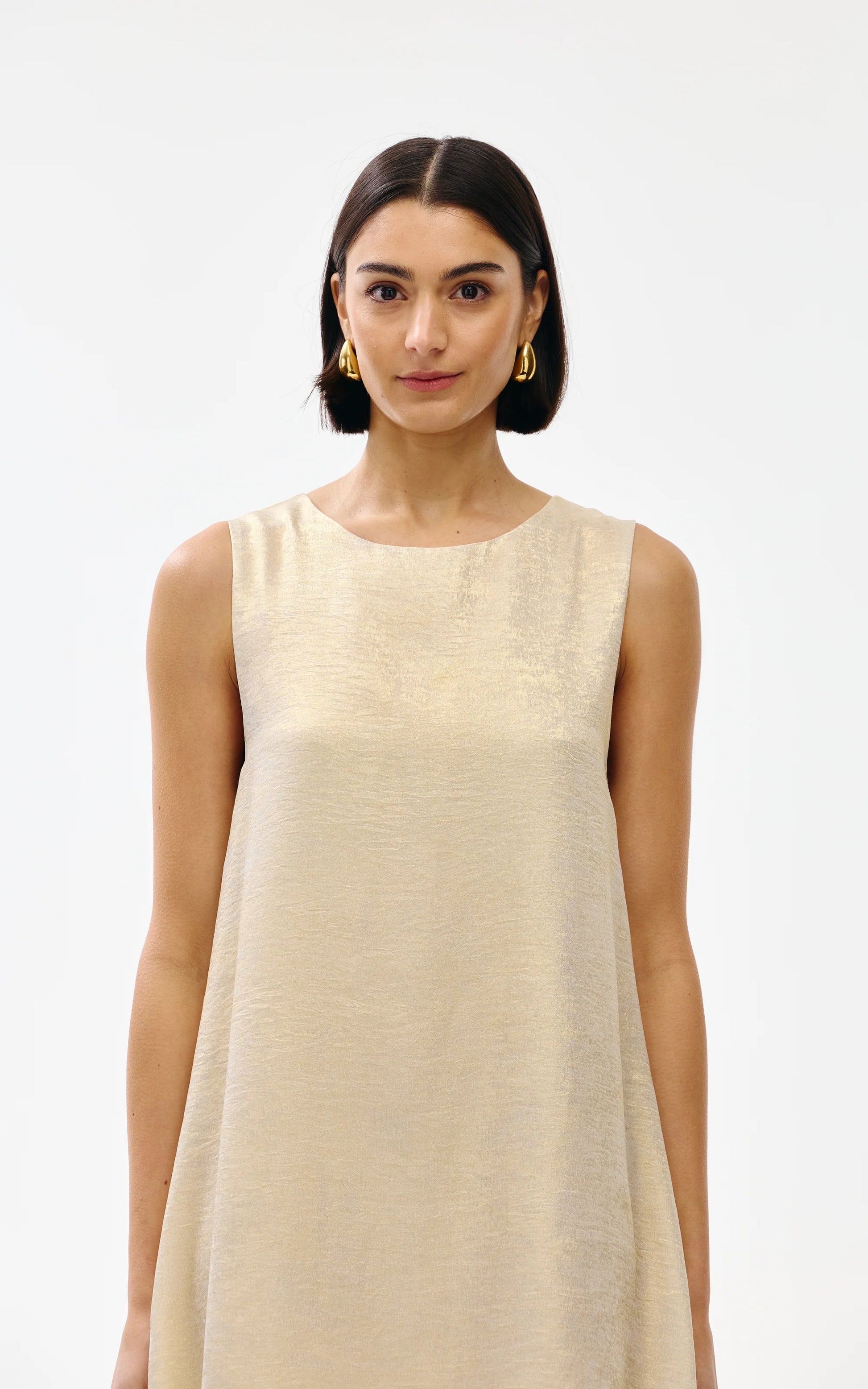 Kinney Luca Dress Gold Lustre - the tartan fox