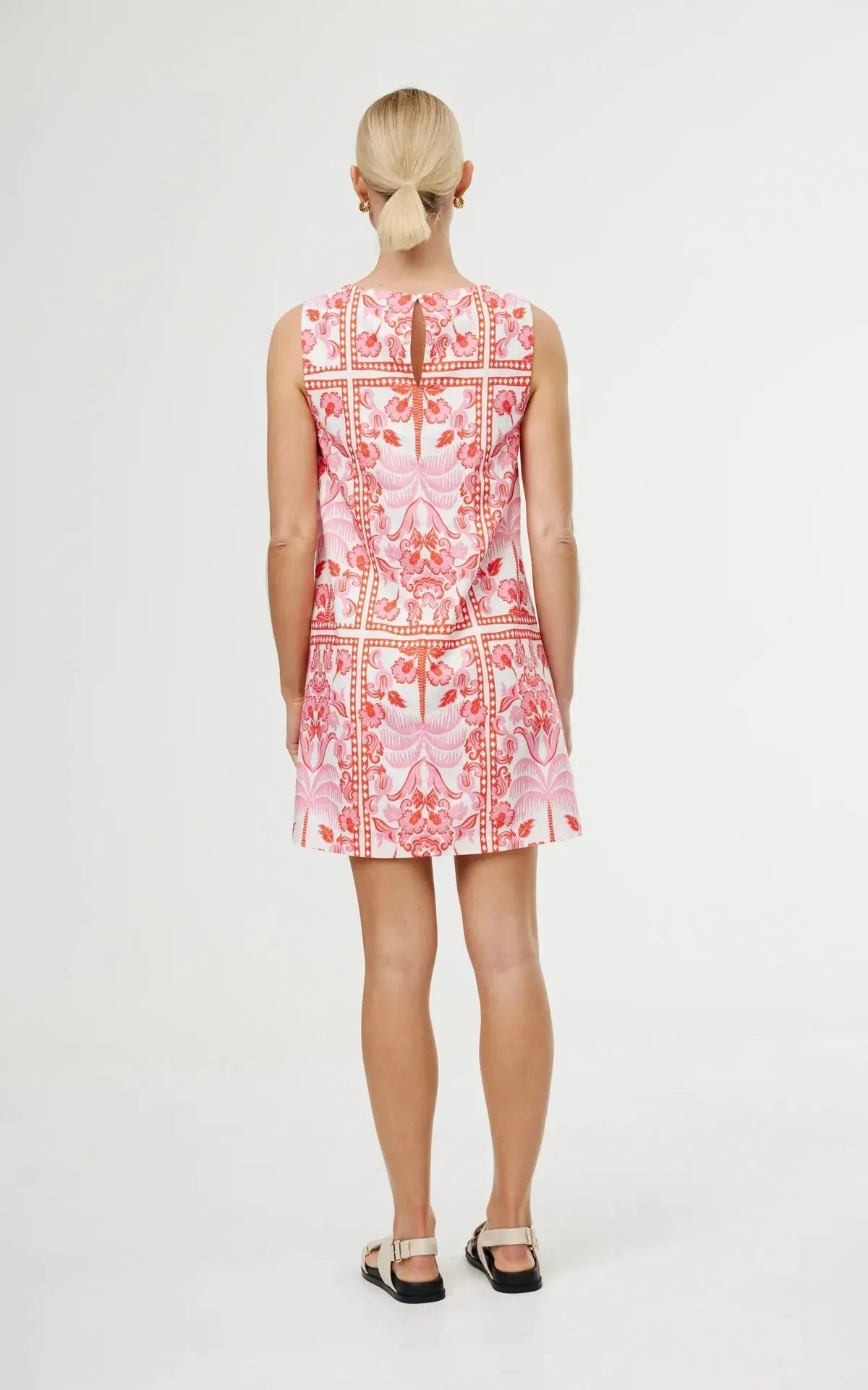 Kinney Luca Dress in Las Palmas Print - the tartan fox