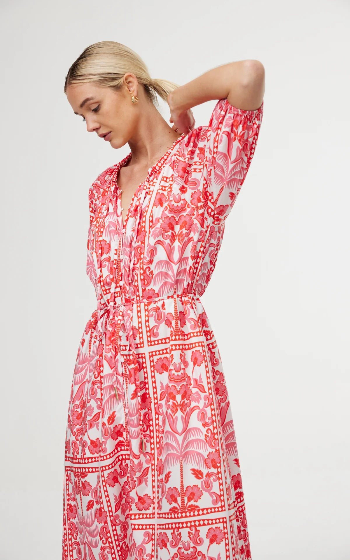 Kinney Martina Dress in Las Palmas Print - the tartan fox