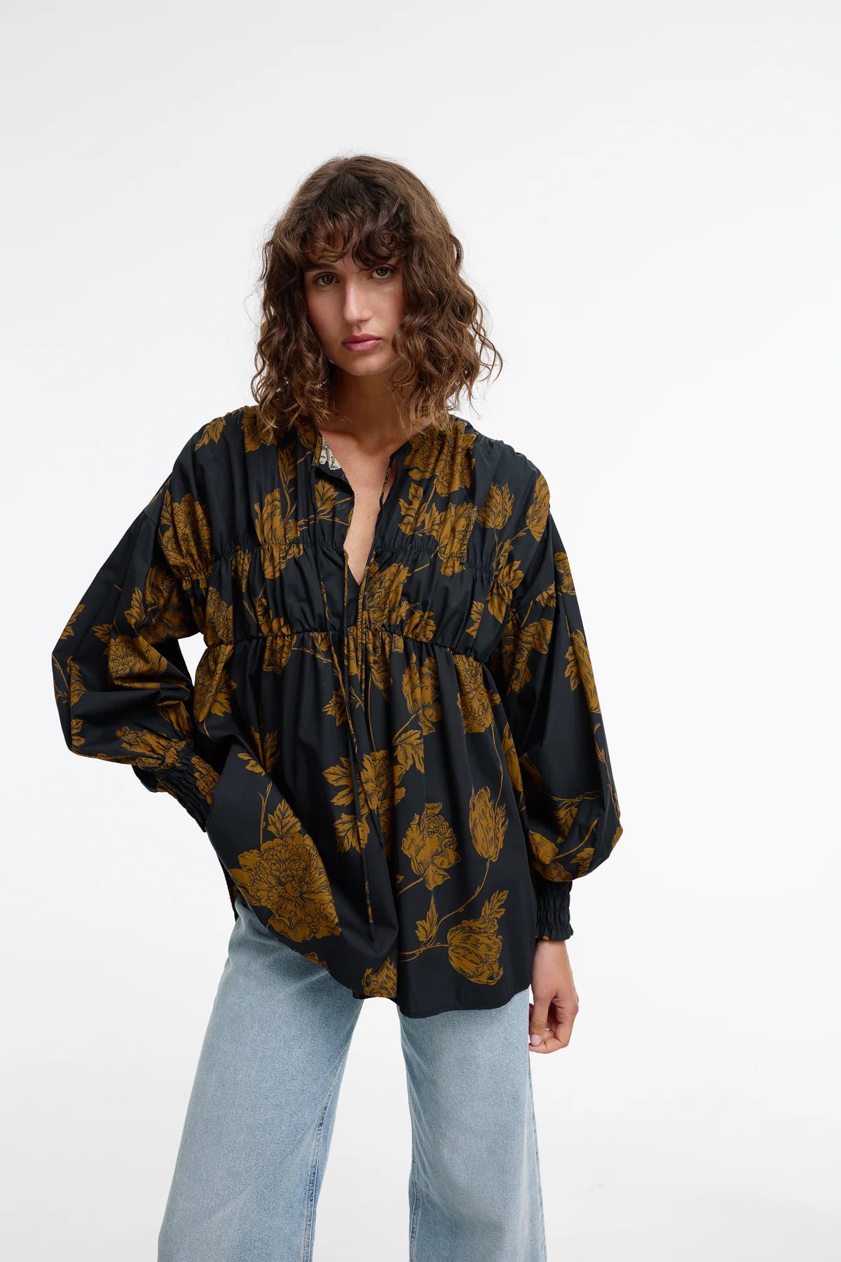 Kinney Mattia Top in Sienna Floral - the tartan fox