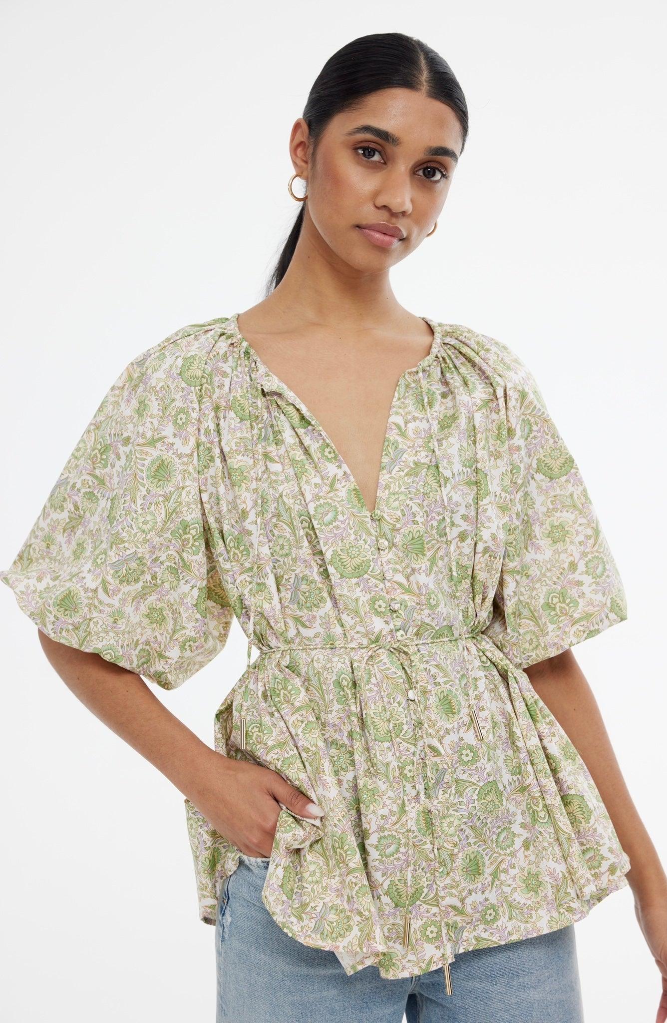 Kinney Miami Top in Flora Bloom - the tartan fox