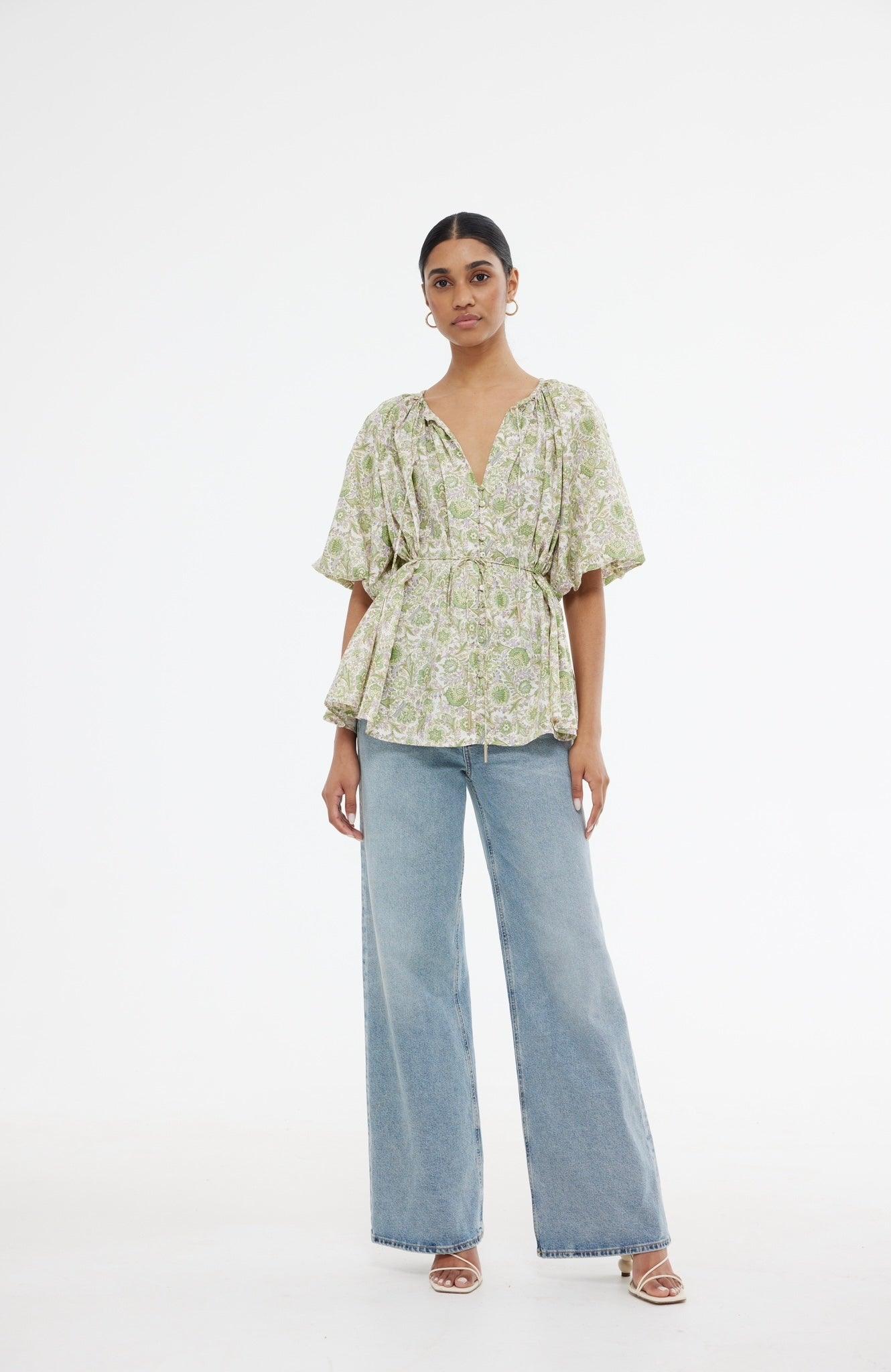 Kinney Miami Top in Flora Bloom - the tartan fox