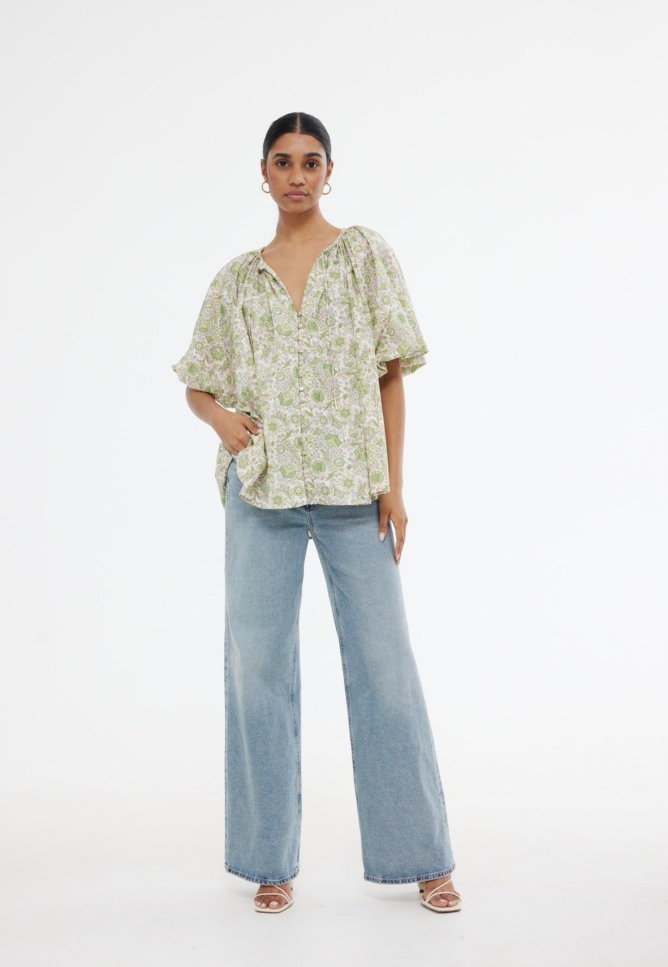 Kinney Miami Top in Flora Bloom - the tartan fox