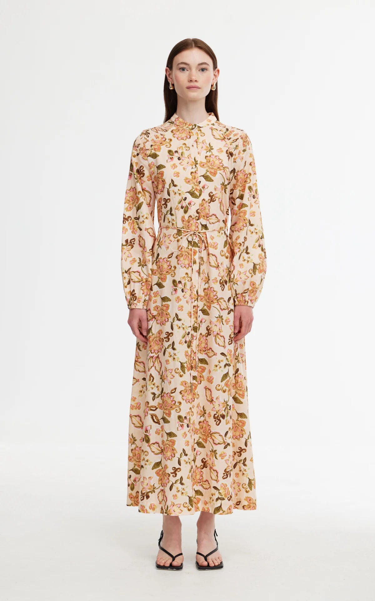 Kinney Posey Dress in Garden Print - the tartan fox