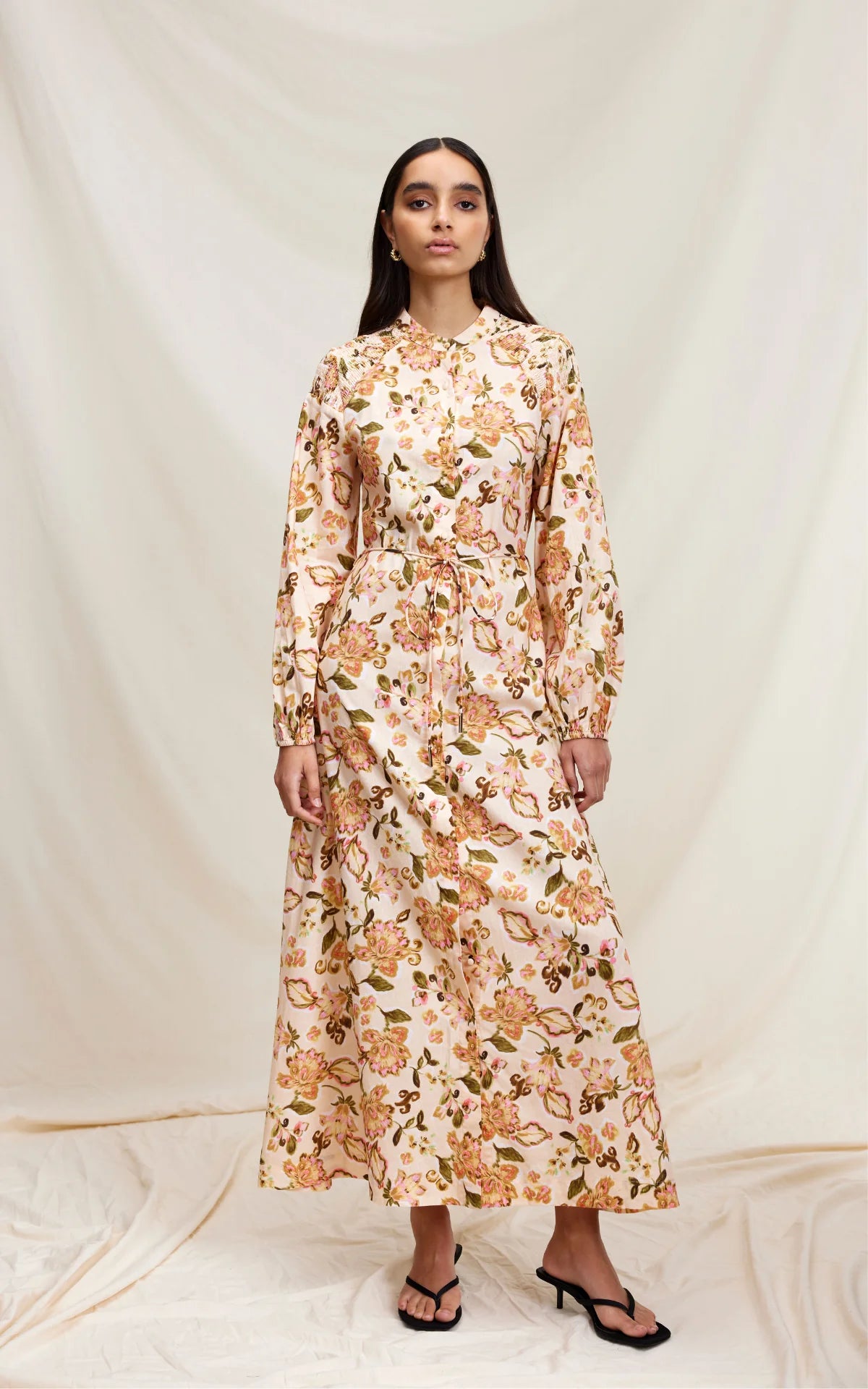 Kinney Posey Dress in Garden Print - the tartan fox