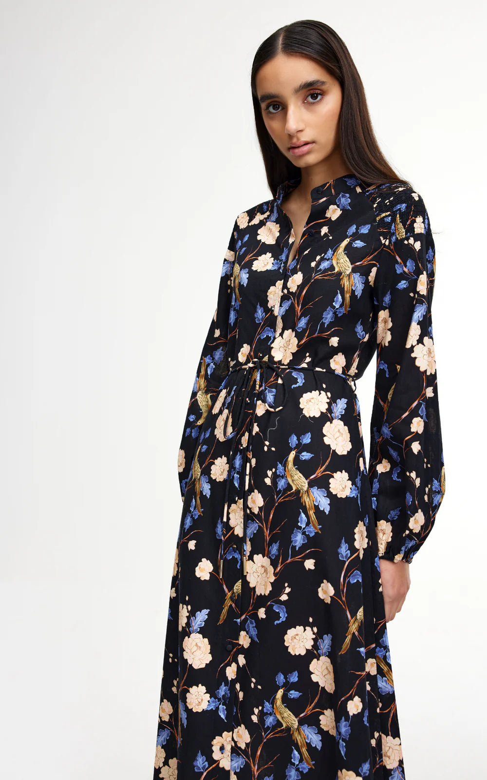 Kinney Posey dress in Night Garden - the tartan fox