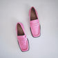 KMB Patent Loafer in Rose - the tartan fox