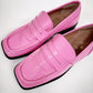 KMB Patent Loafer in Rose - the tartan fox