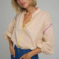 Lilya Anatolia Trim Top in Dahlia Pink with Mix Crochet - the tartan fox