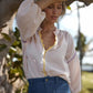 Lilya Anatolia Trim Top in Dahlia Pink with Mix Crochet - the tartan fox