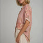 Lilya Hutton Shirt in Batik Rose - the tartan fox