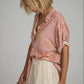 Lilya Hutton Shirt in Batik Rose - the tartan fox