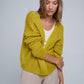 Lilya Marais Cardigan in Anise Yellow - the tartan fox