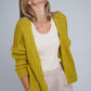 Lilya Marais Cardigan in Anise Yellow - the tartan fox