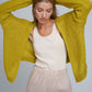 Lilya Marais Cardigan in Anise Yellow - the tartan fox