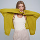 Lilya Marais Cardigan in Anise Yellow - the tartan fox