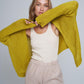 Lilya Marais Cardigan in Anise Yellow - the tartan fox