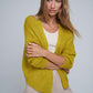 Lilya Marais Cardigan in Anise Yellow - the tartan fox