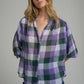 Lilya Newport Top in Hampshire Check Purple - the tartan fox