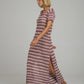 Lilya Vacance Crochet Maxi Dress in Lavender Ivory - the tartan fox