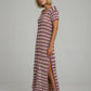 Lilya Vacance Crochet Maxi Dress in Lavender Ivory - the tartan fox