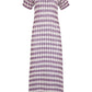 Lilya Vacance Crochet Maxi Dress in Lavender Ivory - the tartan fox