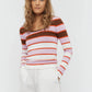 LMND Amelia Striped Long Sleeve Top in Sepia/Violet/Solar - the tartan fox