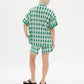 LMND Cala Short Sleeve Shirt in Geo - the tartan fox