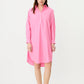 LMND Chiara Half Placket Midi Dress in Candy - the tartan fox