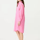 LMND Chiara Half Placket Midi Dress in Candy - the tartan fox