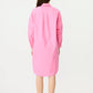 LMND Chiara Half Placket Midi Dress in Candy - the tartan fox