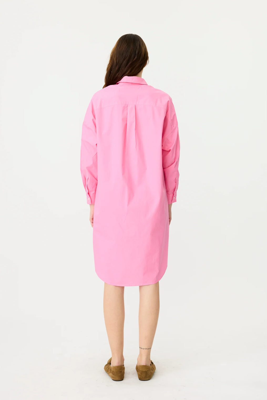 LMND Chiara Half Placket Midi Dress in Candy - the tartan fox